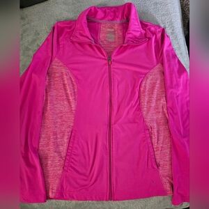 Danskin Women Athletic Jacket Sz 2x (20) Pink